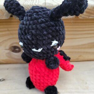 Ladybug crochet animal plush, 8"